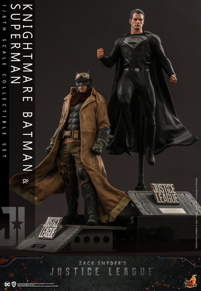 Фигурка 1/6 hot toys tms38 JUSTICE League KNIGHTMARE BATMAN & SUPERMAN