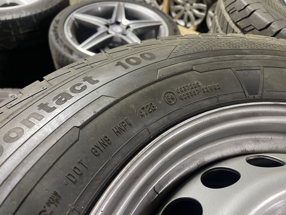 Диск + шина SPRINTER CRAFTER 6/130 + 225/75R16c Continental 121/120