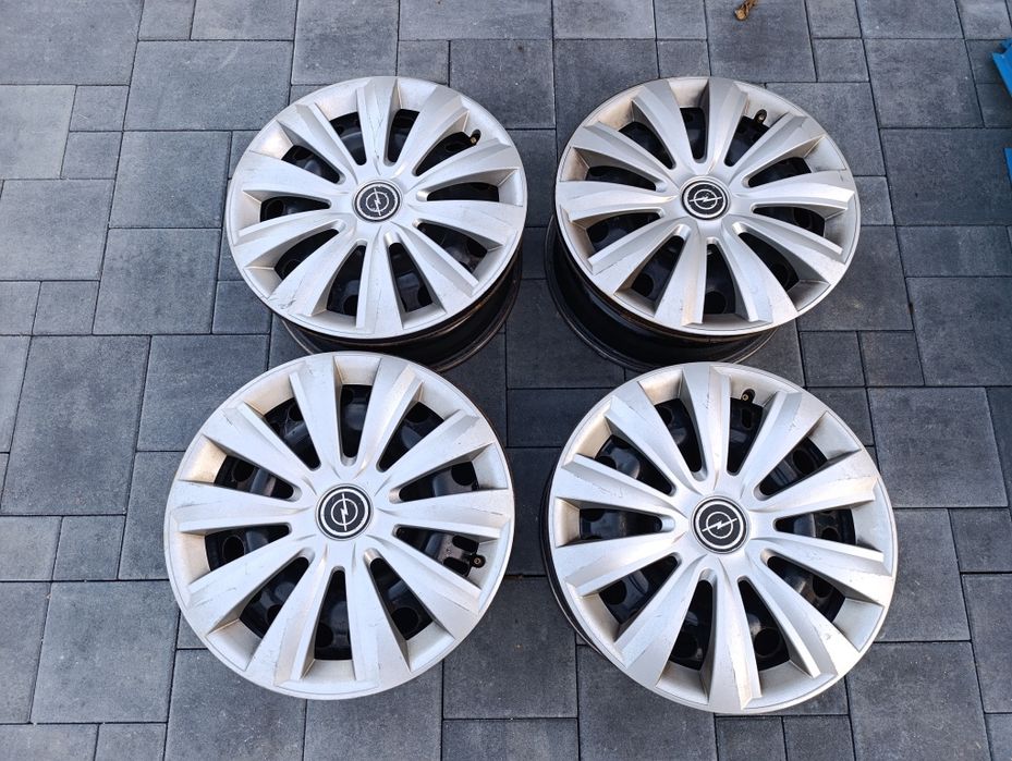 Felgi Stalowe+Kołpaki  Opel Chevrolet 5x115 16.