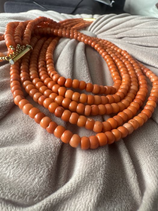 Stare korale antykwaryczne góralskie 161gram