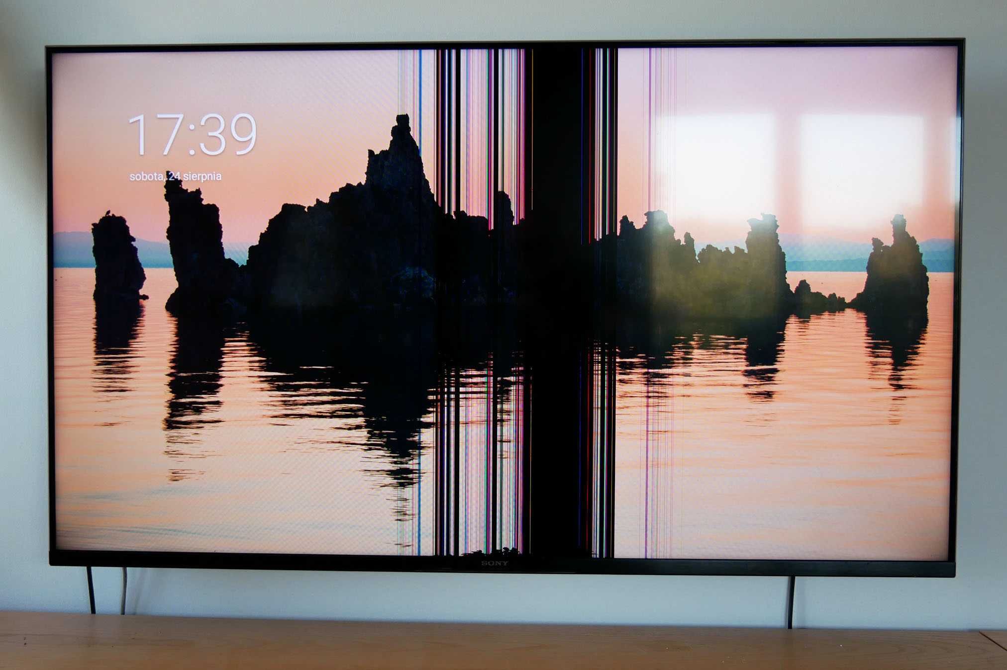 Telewizor 50 cali Sony KD-50X85J uszkodzony