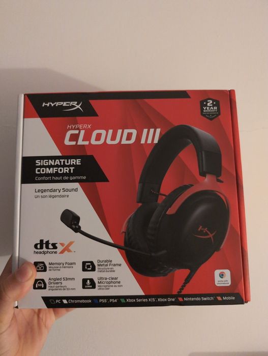 HyperX Cloud III Selados NOVOS
