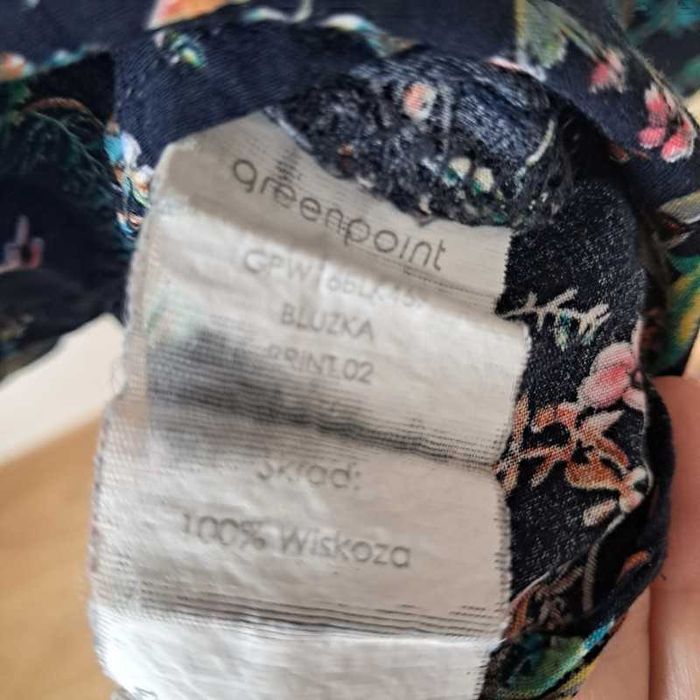 Damska bluzka w kwiaty 100% wiskoza Greenpoint 36
