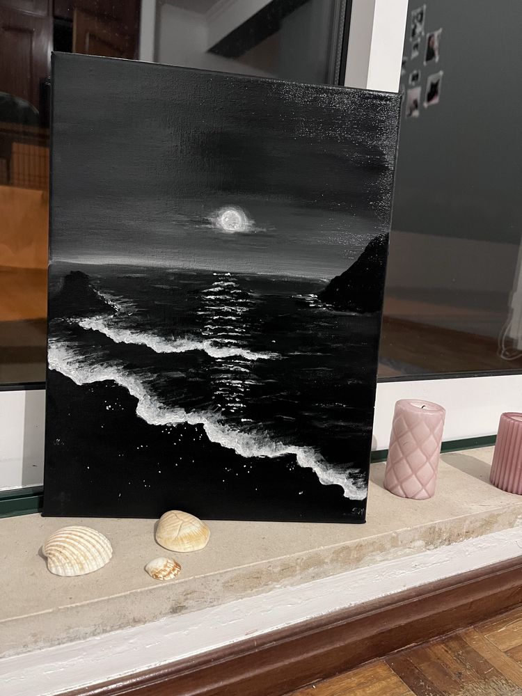 Quadro pintado à mão