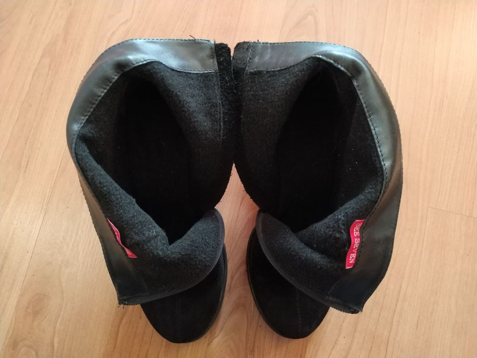 Ботильоны новые,замша 37,р!тёплые зимние.