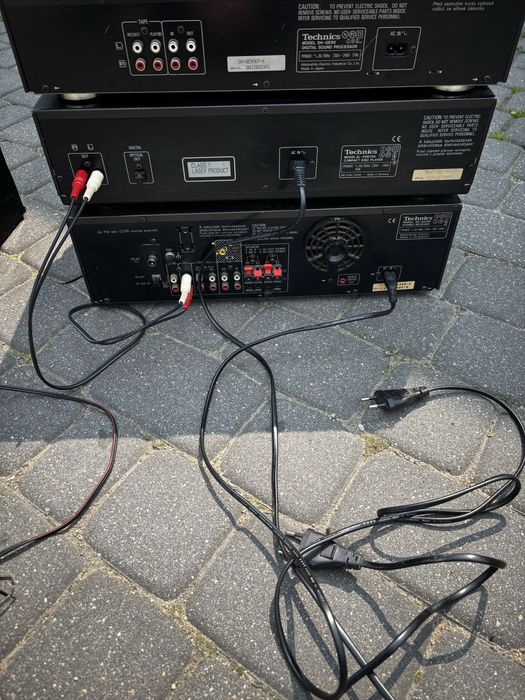 Zestaw Technics z dwoma kolumnami