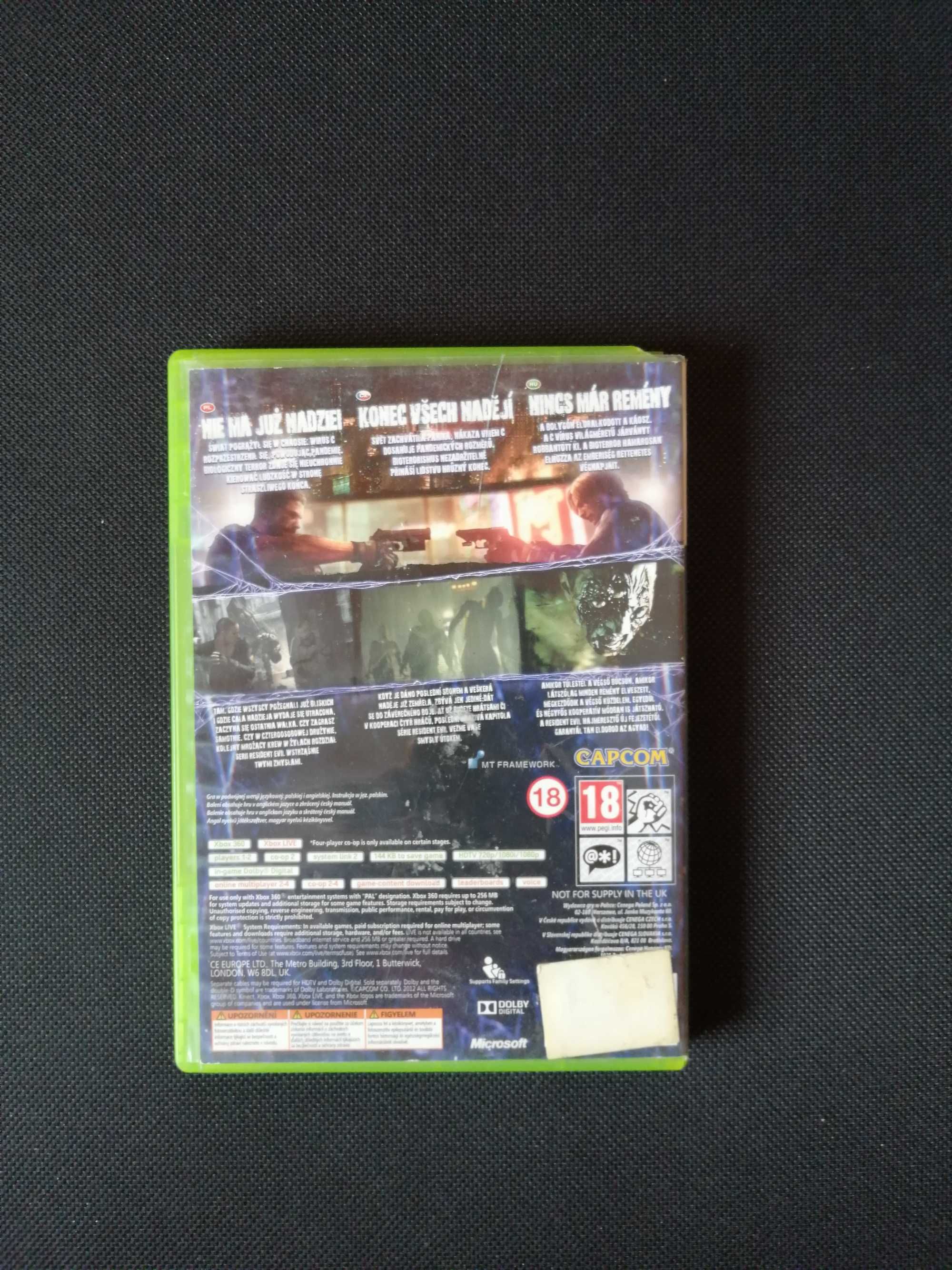 RESIDENT Evil 6 gra XBOX360