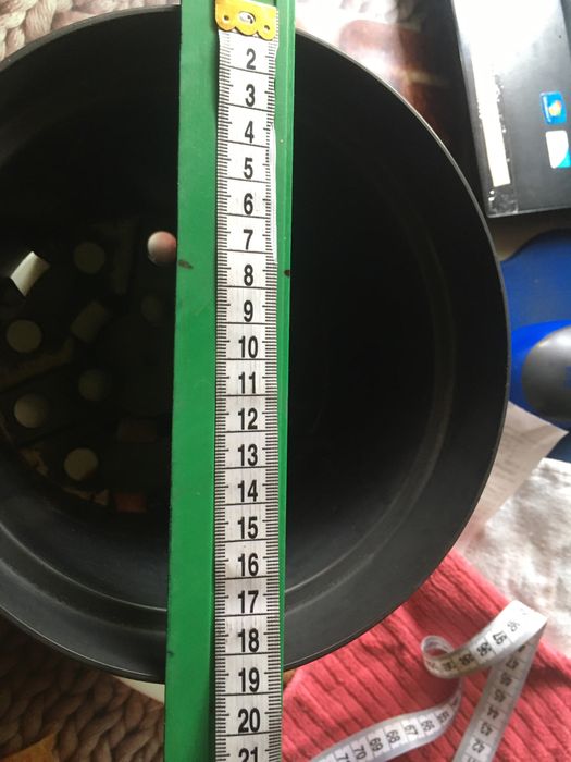 Doniczki produkcyjne fi 19 / 15 wysokie -126 szt.