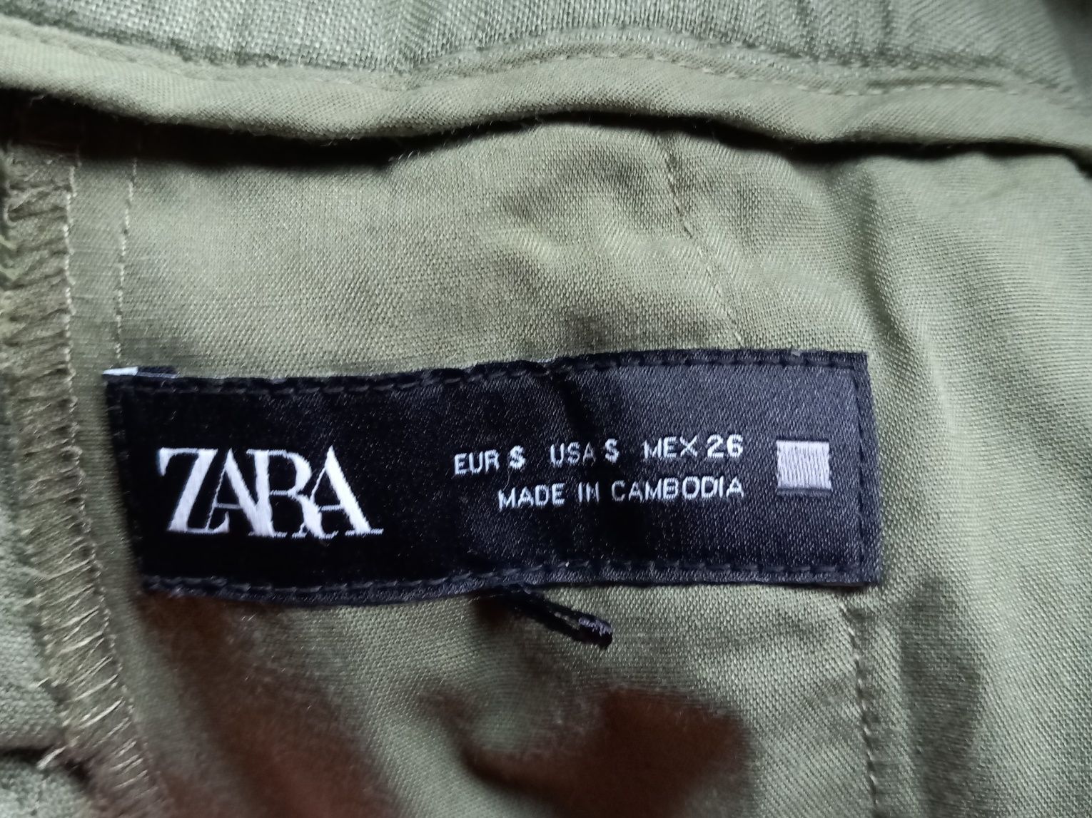Calças S(Zara)Novas linho
