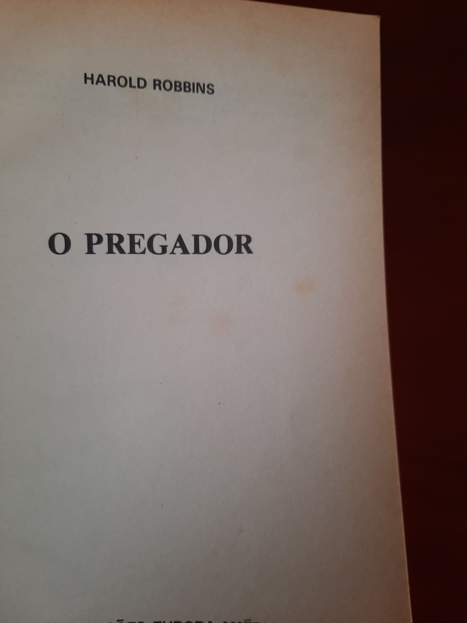 O Pregador Harold Robbins