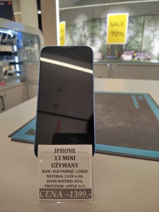 iPhone 13 Mini 128GB Bat 85% Topcase Vivo *Raty 0%*