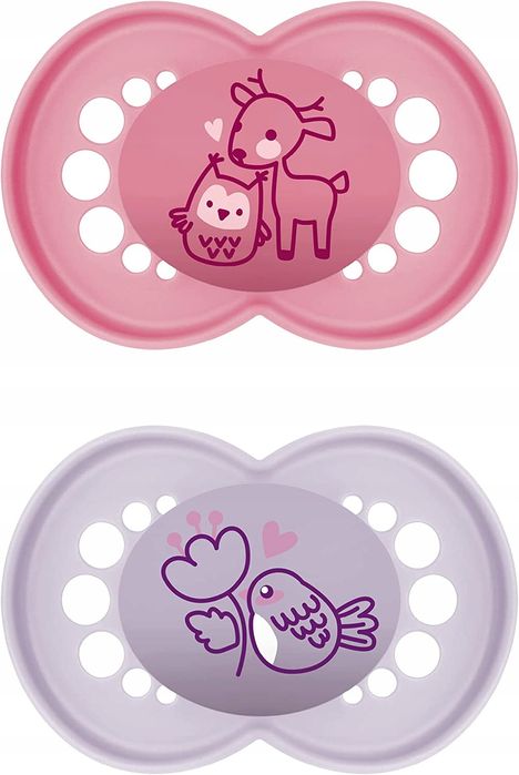 Smoczek Mam Ortodontyczny, Symetryczny Silikon 16 M +