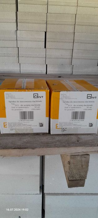 Spinki do dachowki ciętej