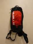 Mochila para bicicleta marca BTwin vermelha