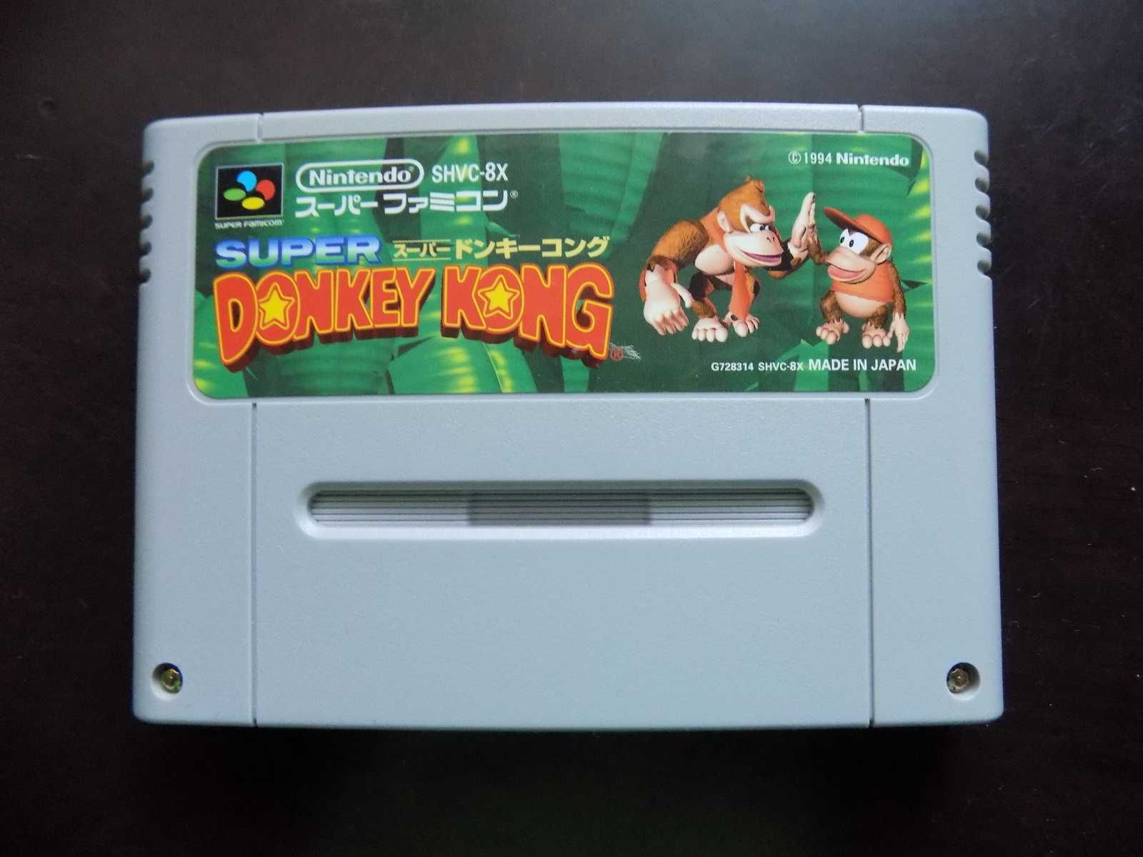 Donkey Kong Country na Nintendo Famicom(przerobione Super Nintendo)bdb