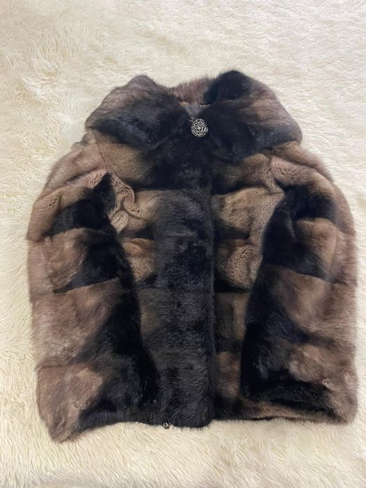 Полушубок норковий хс