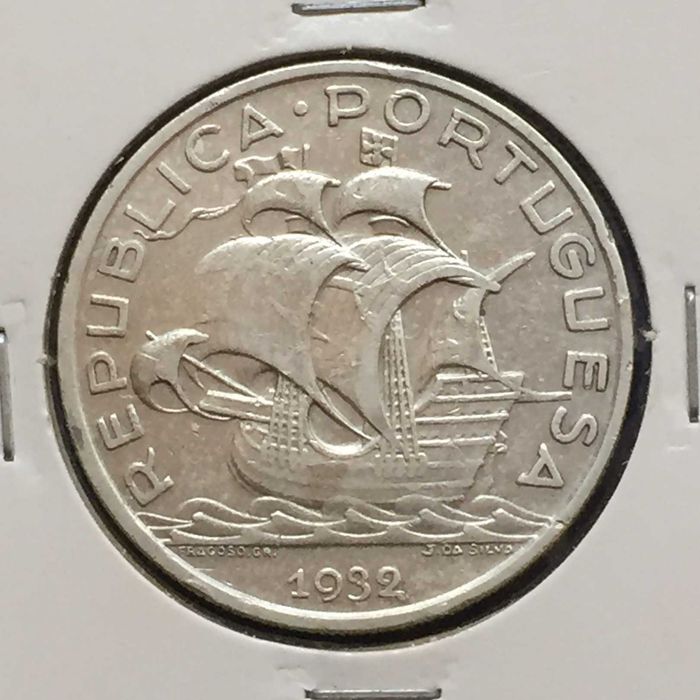 10 Escudos 1932 - prata