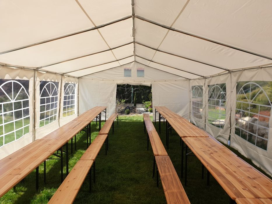 Wynajem namiotów,ławostołów, krzeseł. Wypożyczenie namiotu.