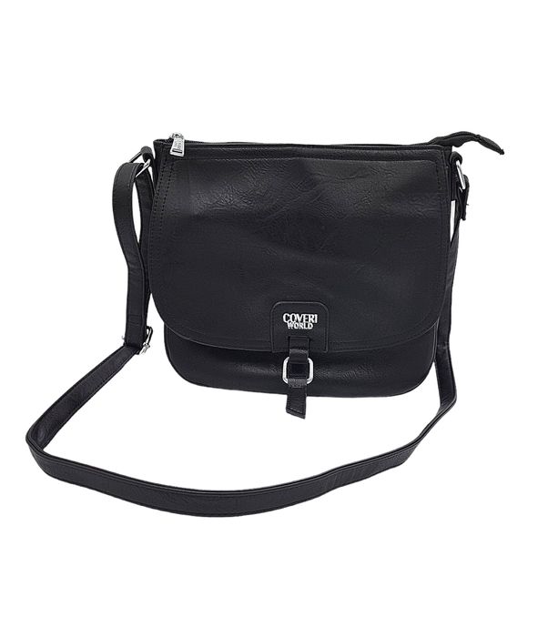 Torebka damska listonoszka czarna