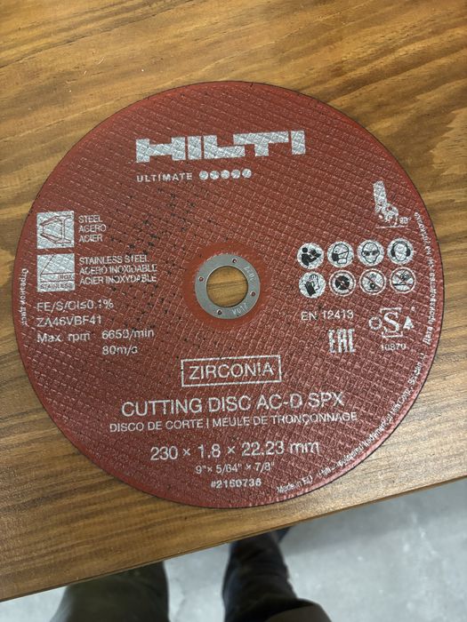 10 discos Diaco HILTI novos.