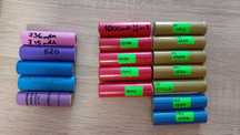 Ogniwa 18650 z demontarzu 1000 -  1500mAh