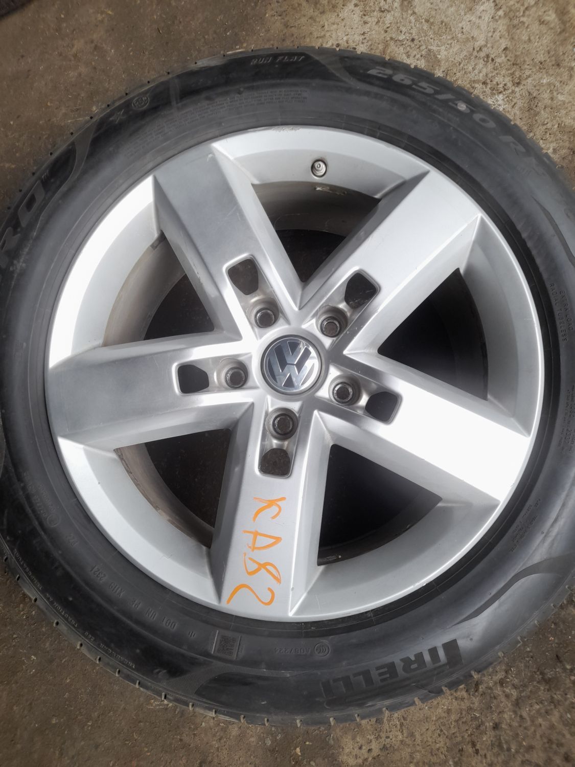 Диски Volkswagen OEM 7P6601025D 8,5x19 5x130 ET59 DIA71,6 (silver) Б/У
