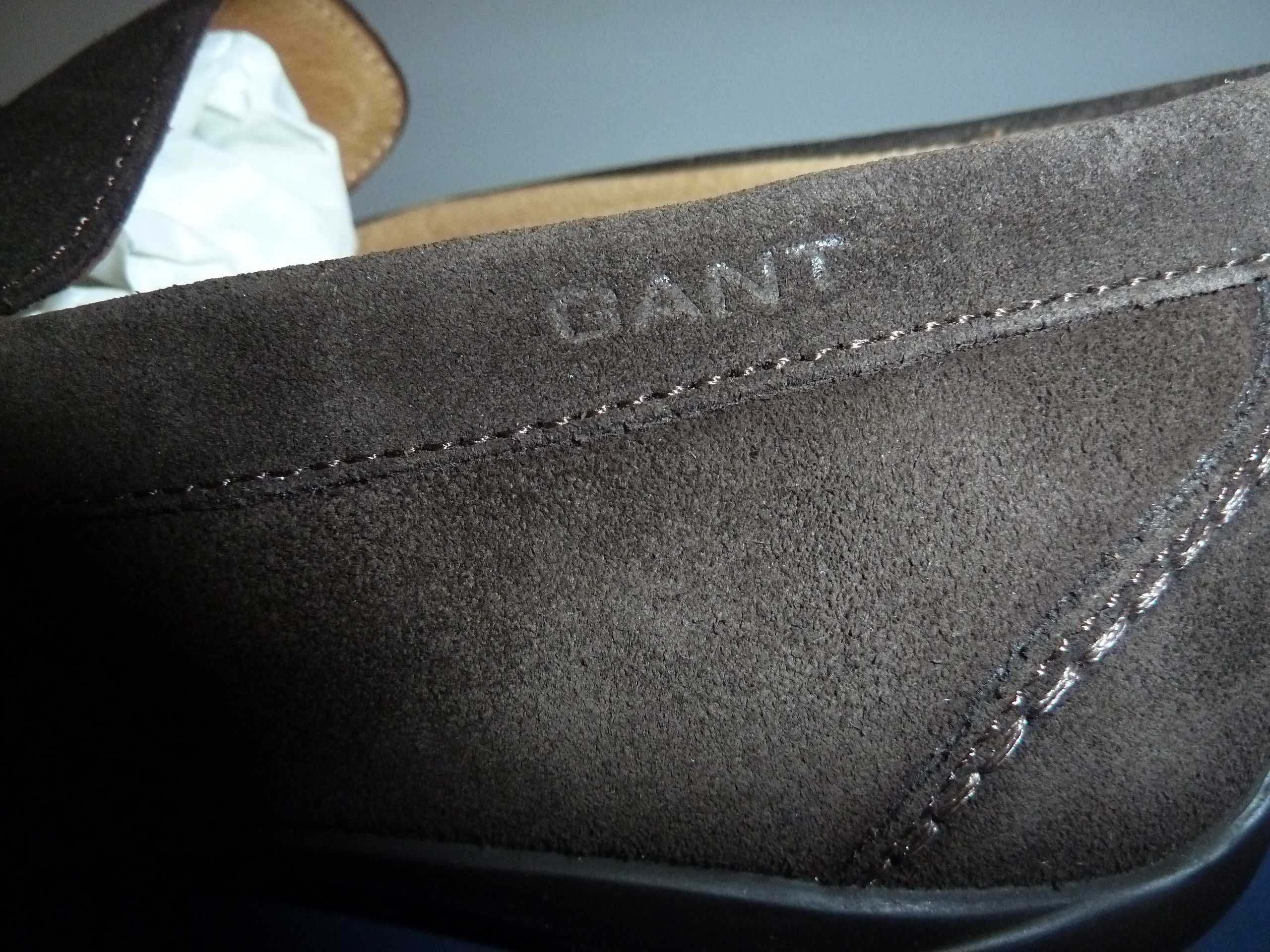 Sapatos novos camurça castanha GANT 41 - SALDO