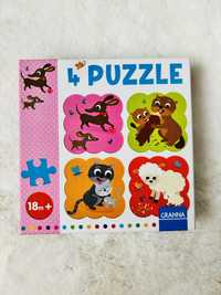 4 puzzle Granna 18m+