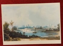 Pocztówka Panorama Wrocławia od Wschodu