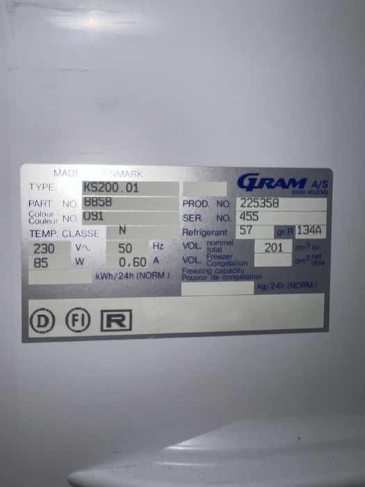 Lodówko zamrażalka Gama