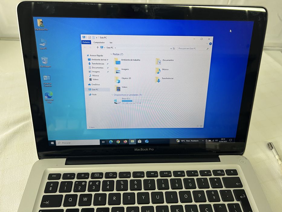 Macbook Pro 13 Polegadas com Windows