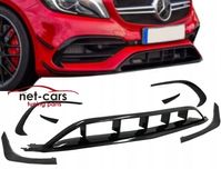 Spliter dokładka zderzaka przód AERO MERCEDES W176 A45 AMG 15-18 połys