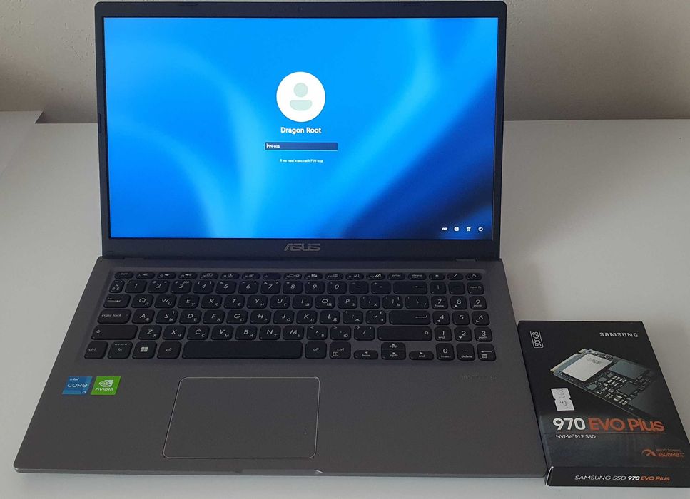 Ноутбук ASUS (- 35% від ціни нового) + встановлене П.З. + миша