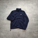 MĘSKA Bluza Thermal Ocieplana Polar Granatowa Adidas Haft Originals