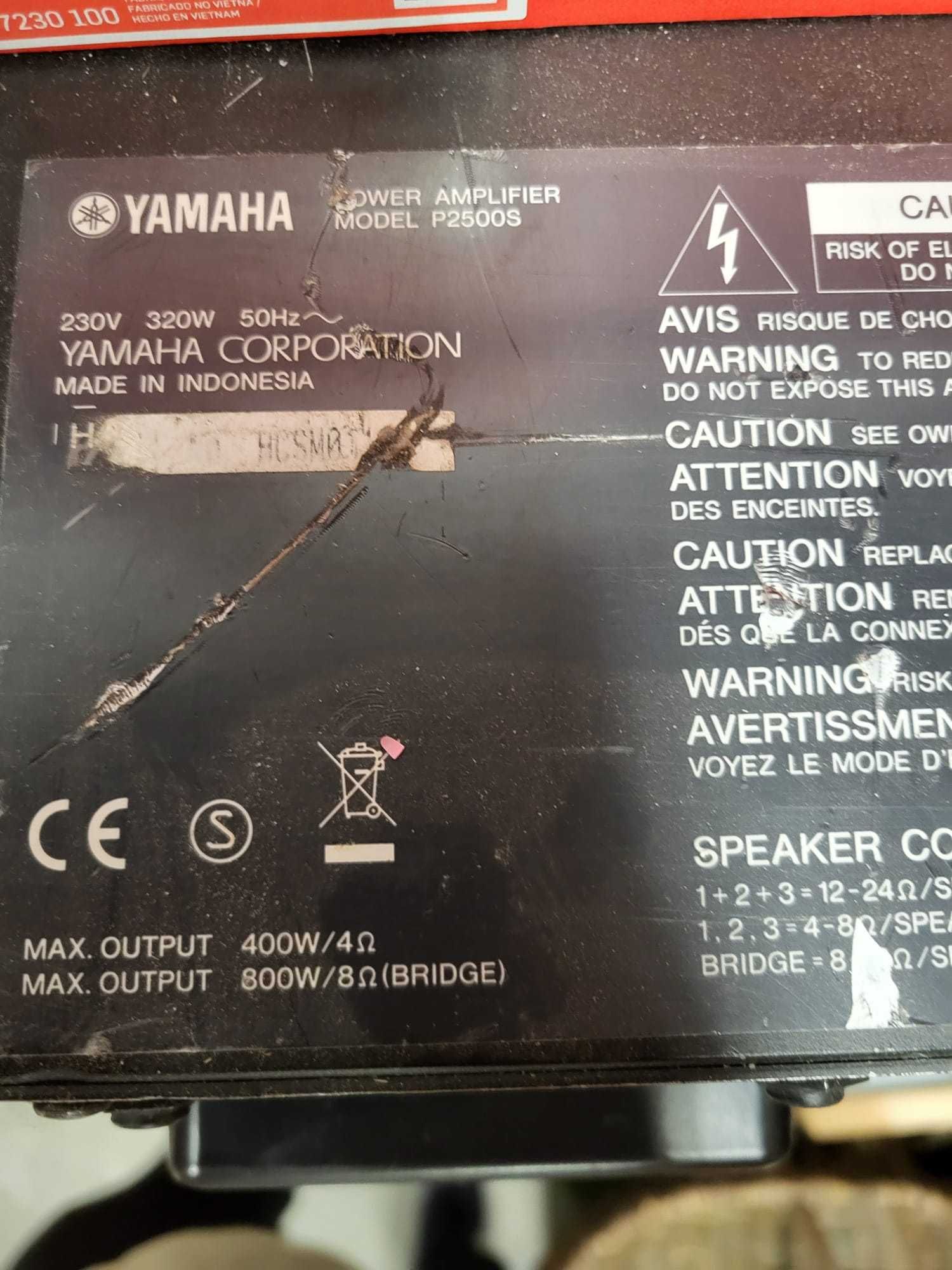 Wzmacniacz mocy Yamaha P2500S (końcówka mocy)