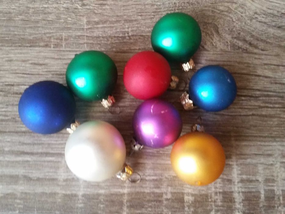 Stare Bombki Ozdoby Choinkowe Vintage Kolekcja PRL