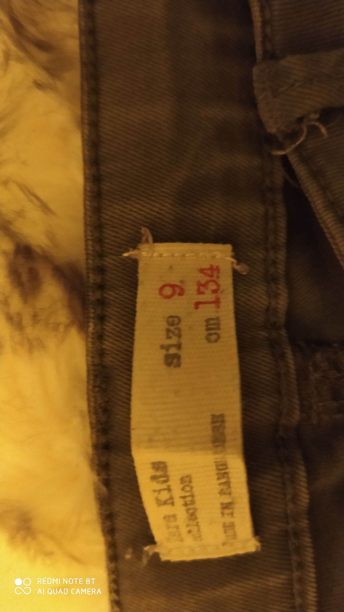 Spodnie jeansowe Zara 134r.