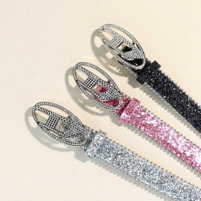 Ремінь Diesel | Стрази | Бриліанти | Кристали