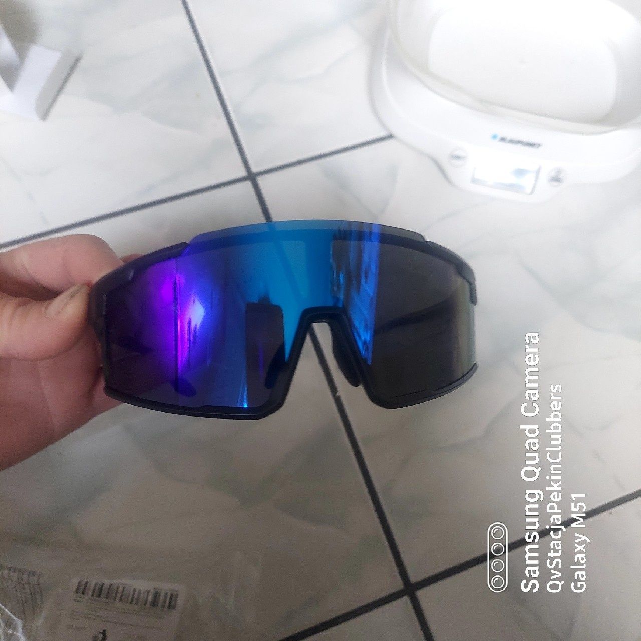 Okulary rowerowe SCVCN UV400 Vision TR-90 BLUE