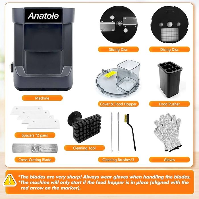 Комерційна овочерізка Anatole Commercial Food Combain CFP-1
