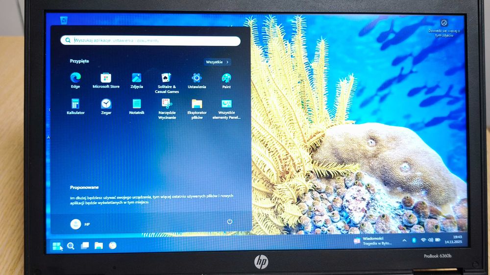 Laptop HP ProBook 6360b, i5-2450M, 12GB RAM, 480 GB SSD, WIN 11 25H2