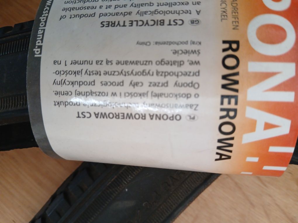 Opony rowerowe 2 CST 26 nowe C219 26×1,75×2  TR-CS 104