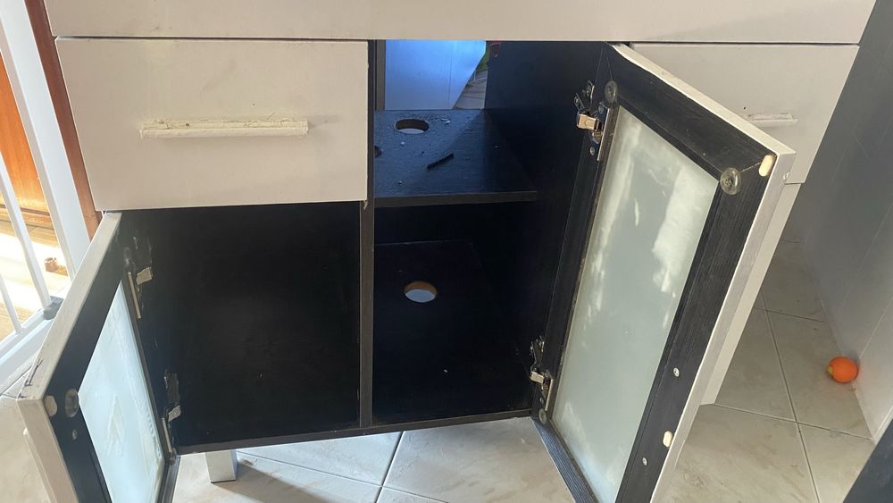Movel e lavatorio WC