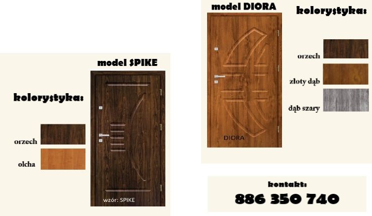Drzwi do mieszkań WEJŚCIOWE ZEWNĘTRZNE z montażem drewniane, metalowe
