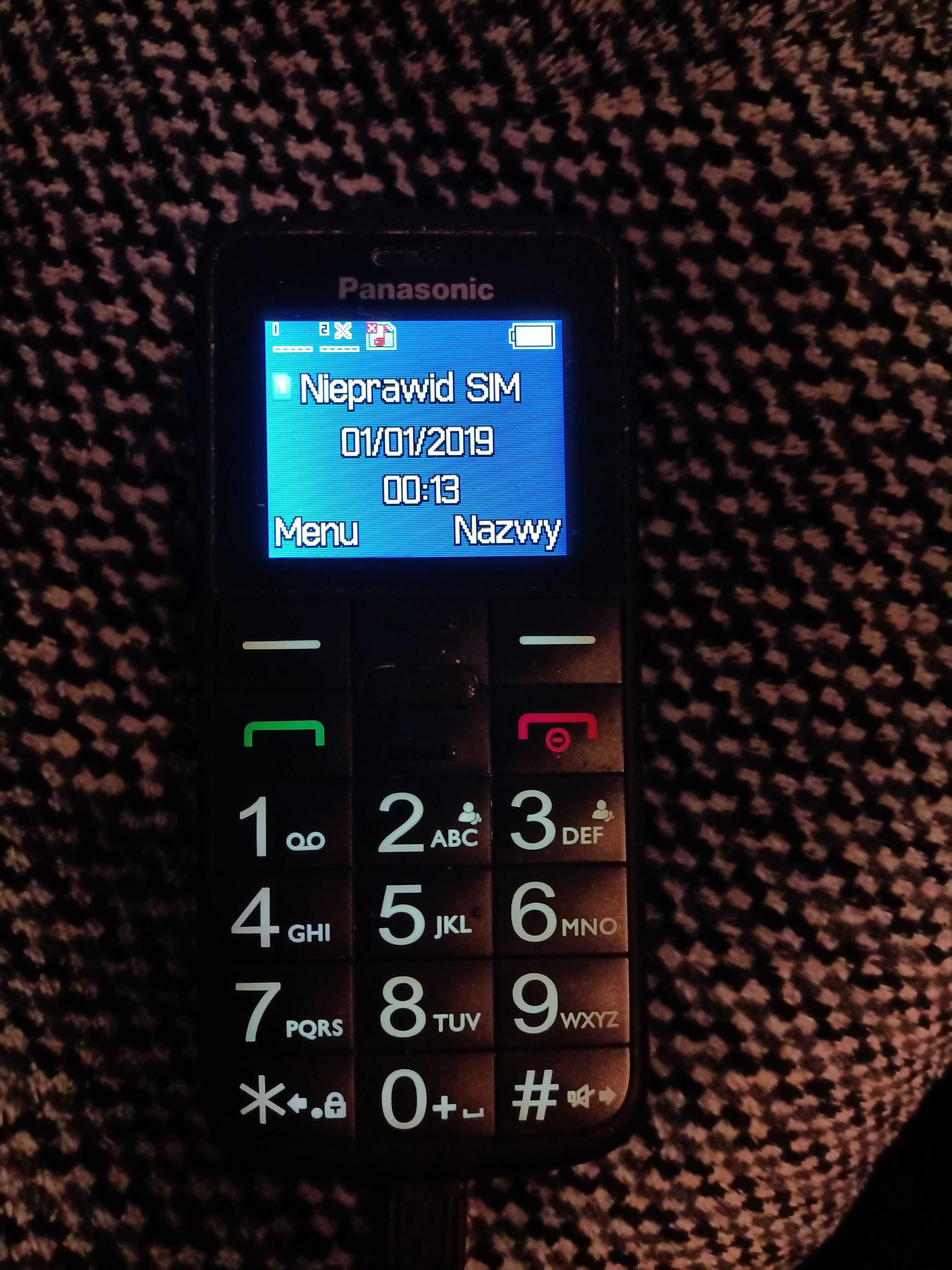 Telefon Panasonic dla seniora