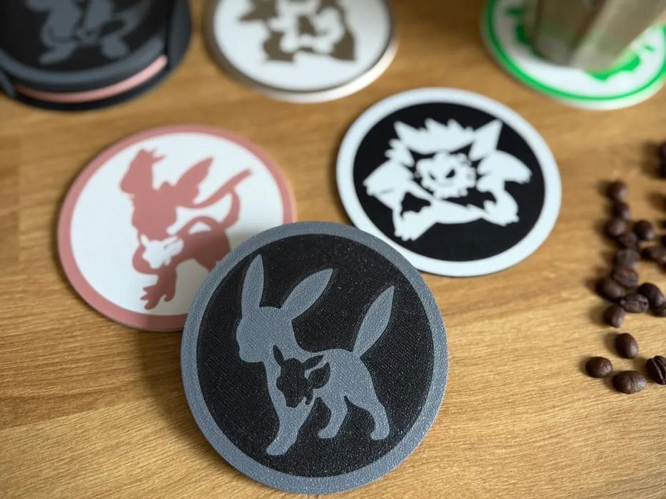 Base de Copo Pokémon (Eevee & Umbreon Evoluções)