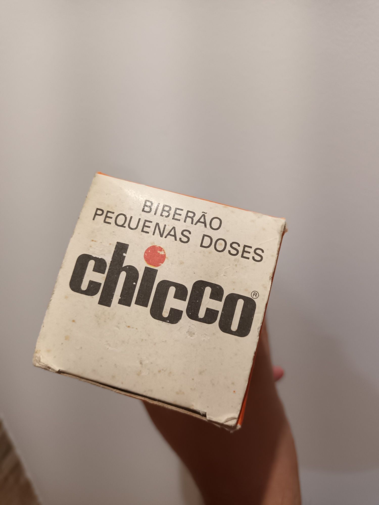 Biberão vintage chicco em pyrex