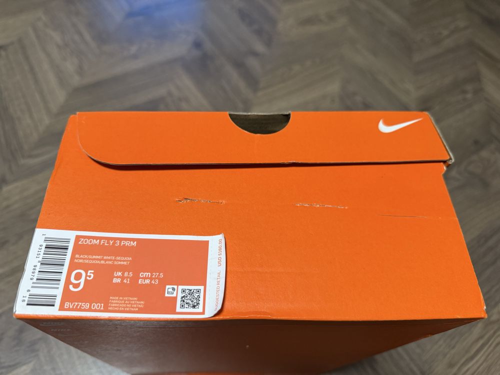 Nike Zoom Fly 3 PRM BV7759 001 розмір 43(9.5)