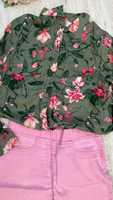 Комплект джинсы F&F и рубашка H&M на девочку 8 - 10 лет р.140 -146