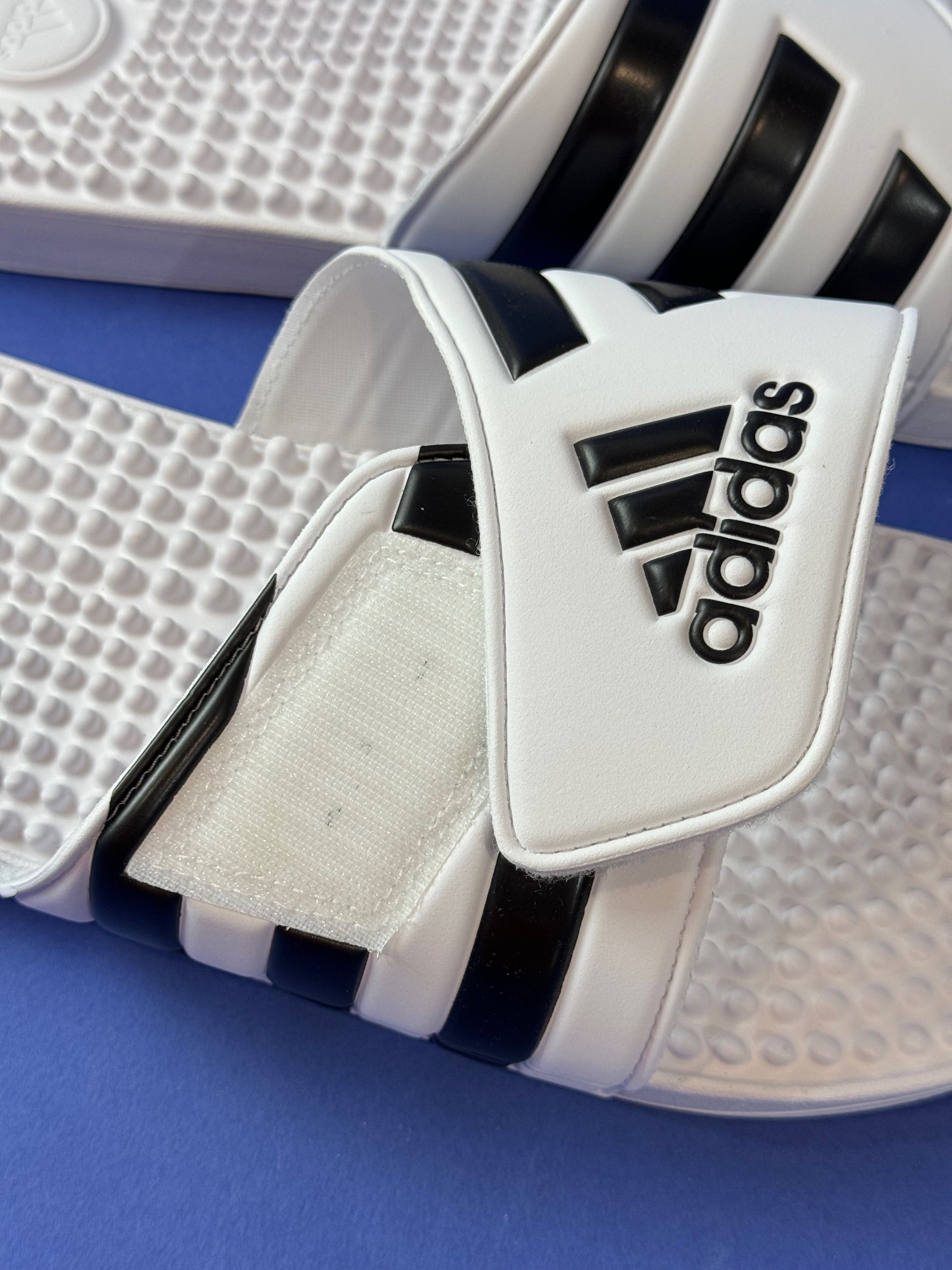 Чоловічі тапки шльопанці на липучці Adidas Adissage 51 розмір